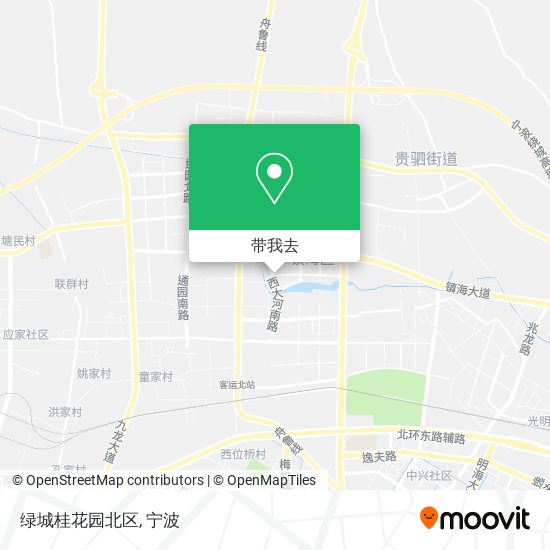 绿城桂花园北区地图