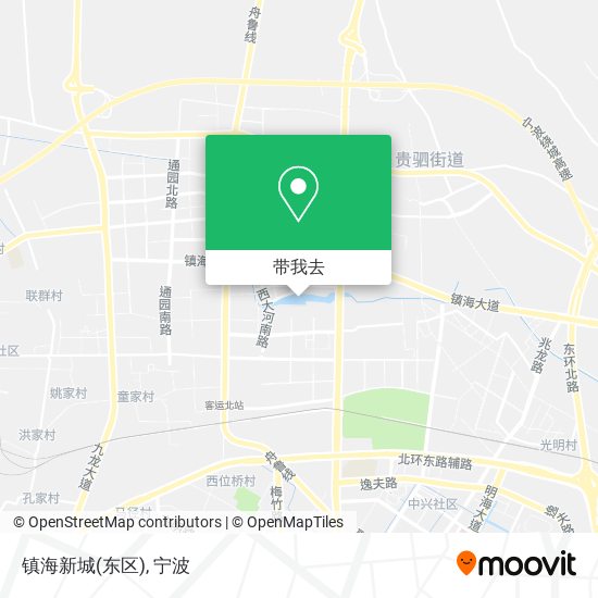 镇海新城(东区)地图