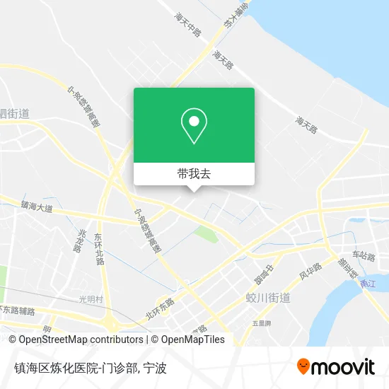 镇海区炼化医院-门诊部地图