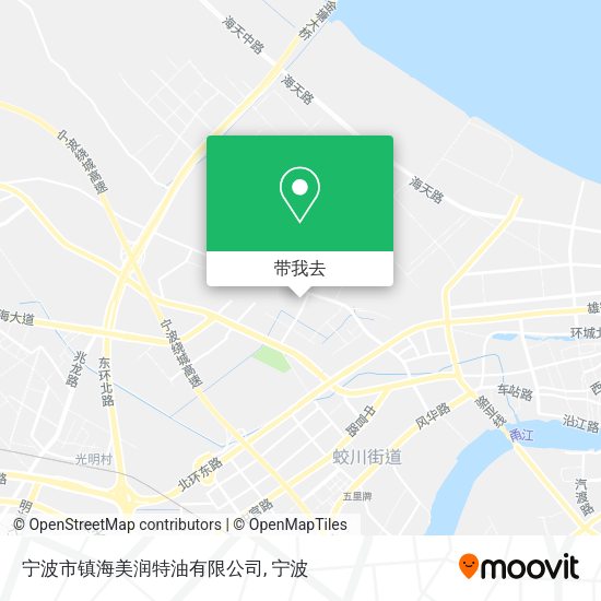 宁波市镇海美润特油有限公司地图