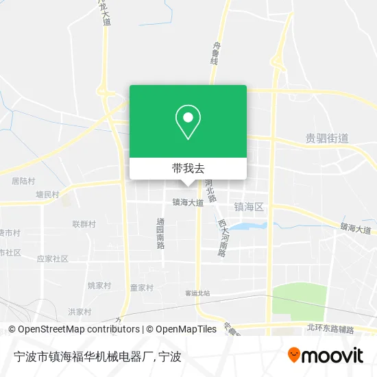 宁波市镇海福华机械电器厂地图