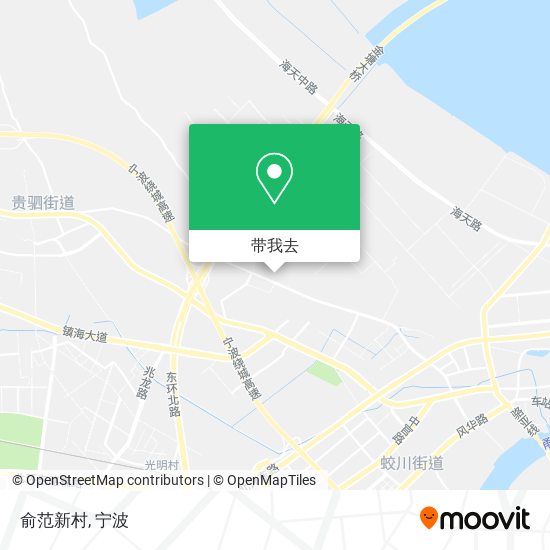 俞范新村地图