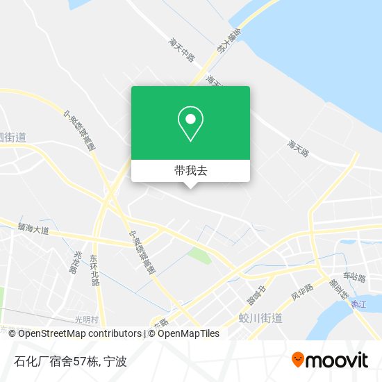 石化厂宿舍57栋地图