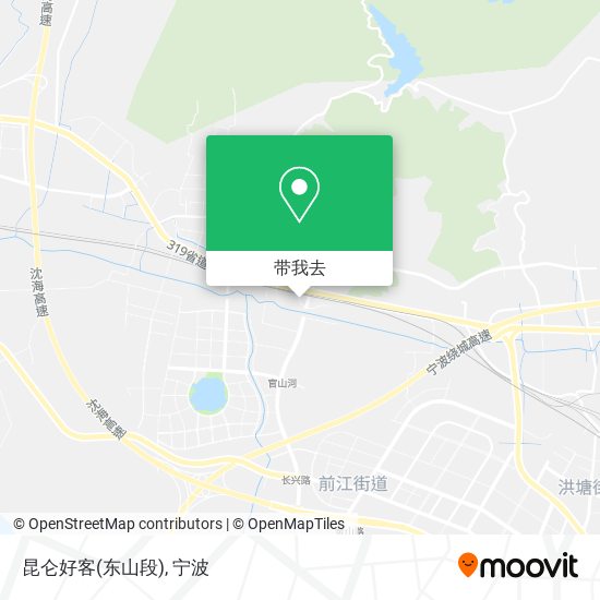 昆仑好客(东山段)地图