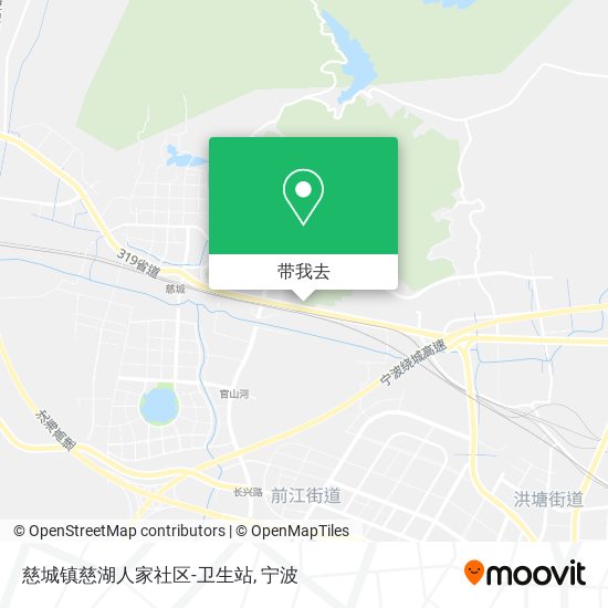 慈城镇慈湖人家社区-卫生站地图