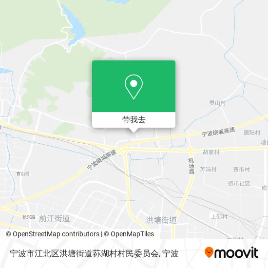 宁波市江北区洪塘街道荪湖村村民委员会地图