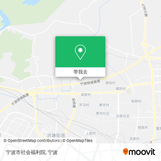 宁波市社会福利院地图