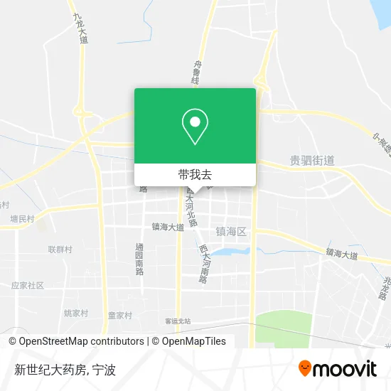 新世纪大药房地图