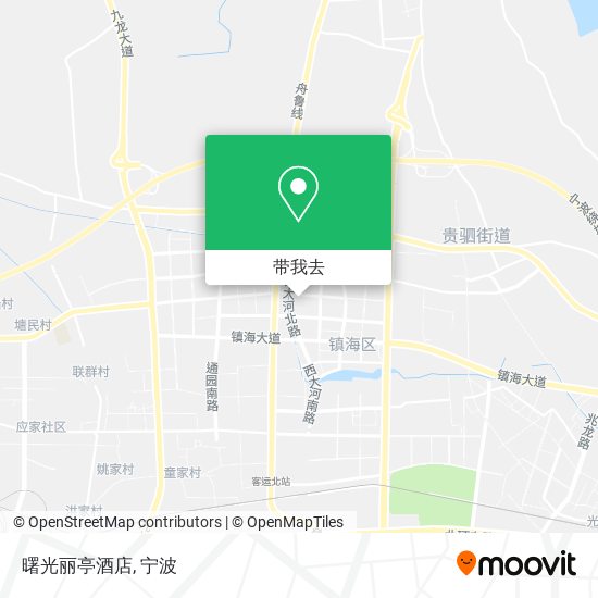 曙光丽亭酒店地图