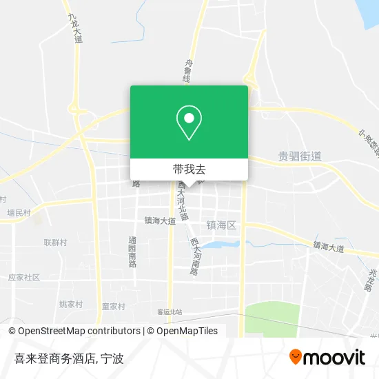 喜来登商务酒店地图