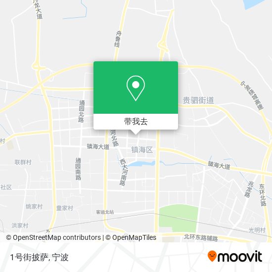 1号街披萨地图