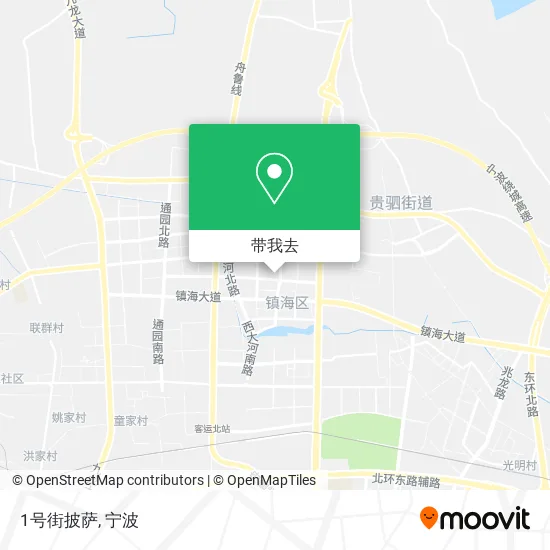 1号街披萨地图
