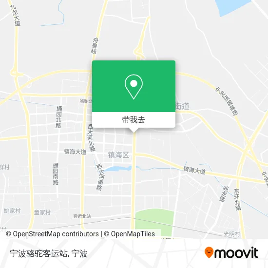 宁波骆驼客运站地图