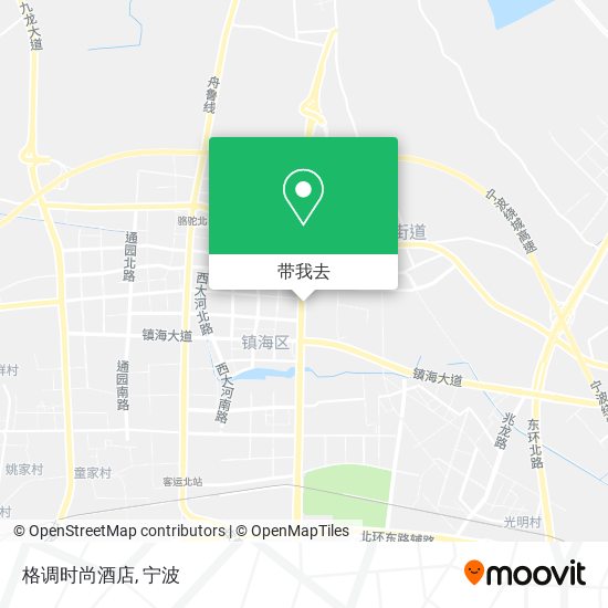 格调时尚酒店地图