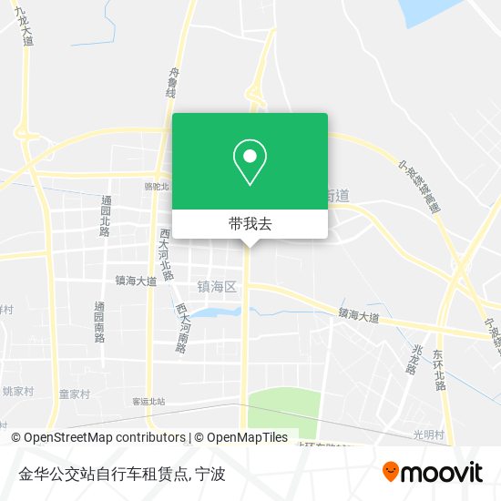 金华公交站自行车租赁点地图