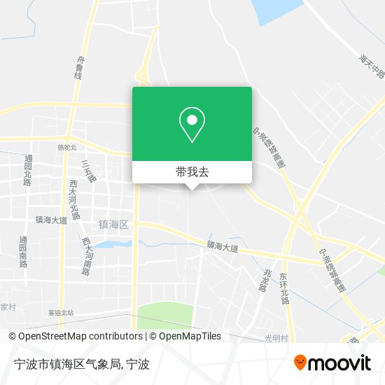 宁波市镇海区气象局地图
