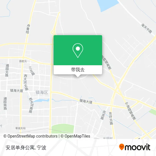 安居单身公寓地图