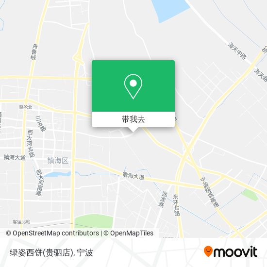 绿姿西饼(贵驷店)地图