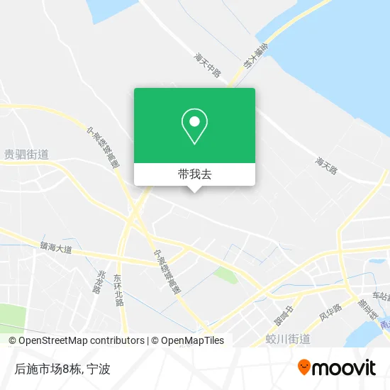 后施市场8栋地图