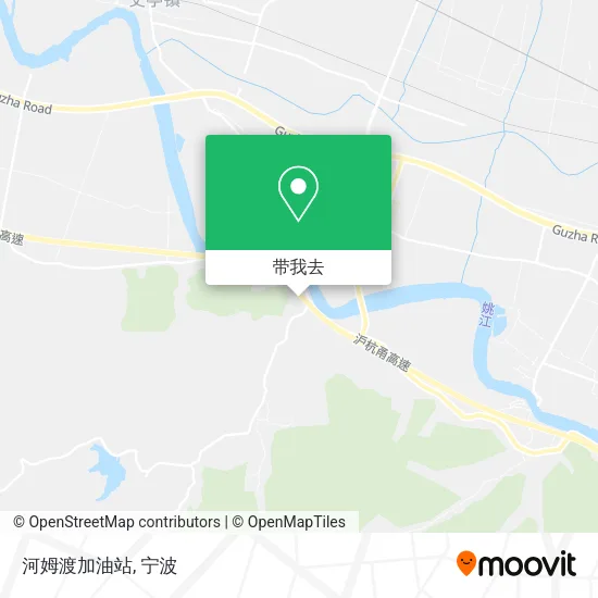 河姆渡加油站地图