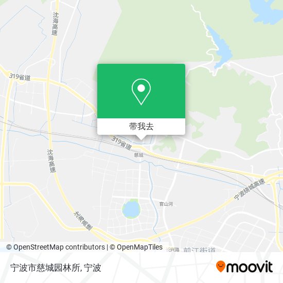 宁波市慈城园林所地图