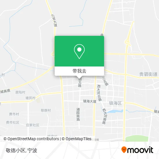 敬德小区地图