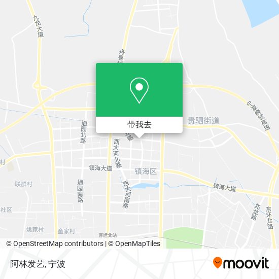 阿林发艺地图