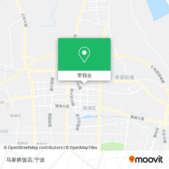 马家桥饭店地图