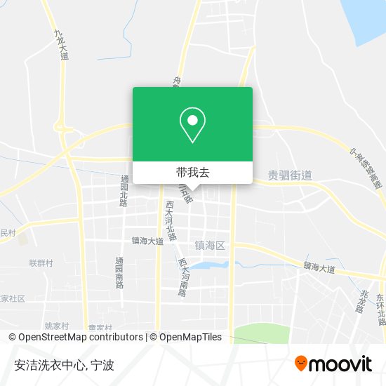 安洁洗衣中心地图