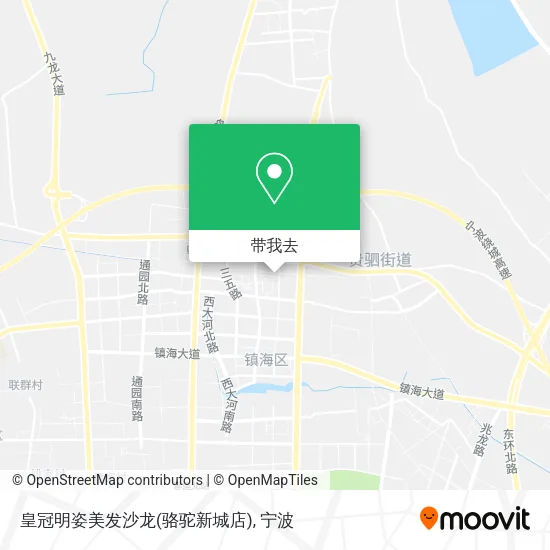 皇冠明姿美发沙龙(骆驼新城店)地图