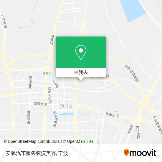 安驰汽车服务装潢美容地图