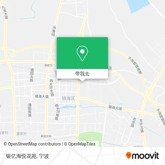 银亿海悦花苑地图