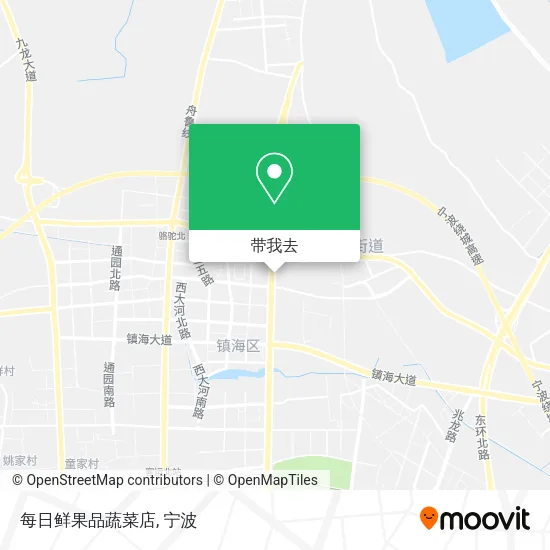 每日鲜果品蔬菜店地图