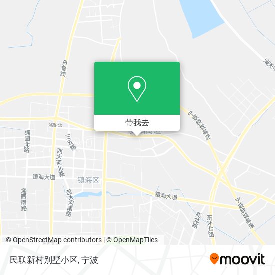 民联新村别墅小区地图