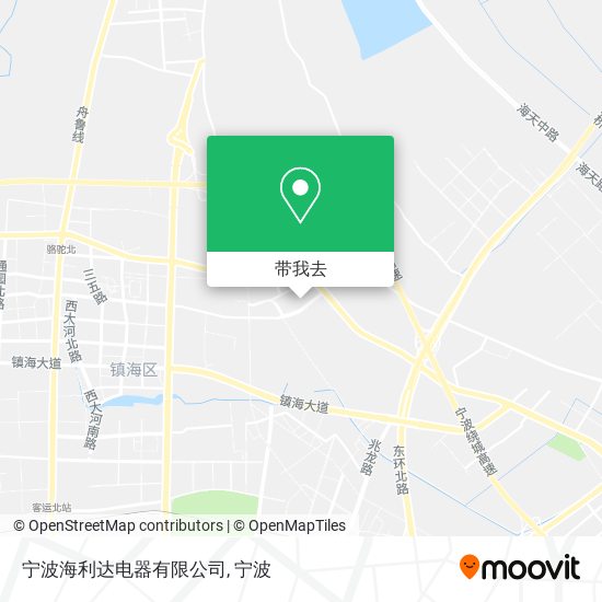 宁波海利达电器有限公司地图