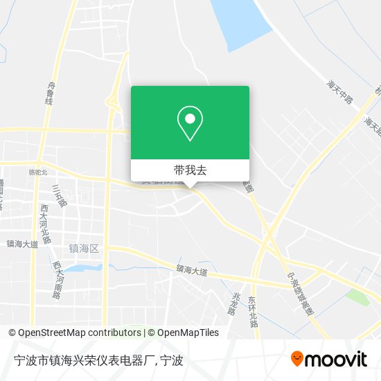 宁波市镇海兴荣仪表电器厂地图