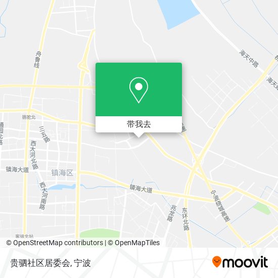 贵驷社区居委会地图
