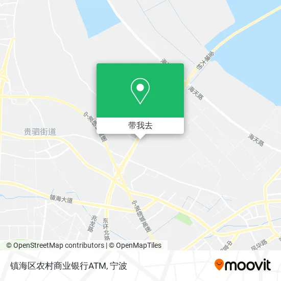 镇海区农村商业银行ATM地图