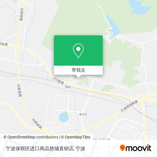 宁波保税区进口商品慈城直销店地图