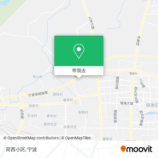 荷西小区地图