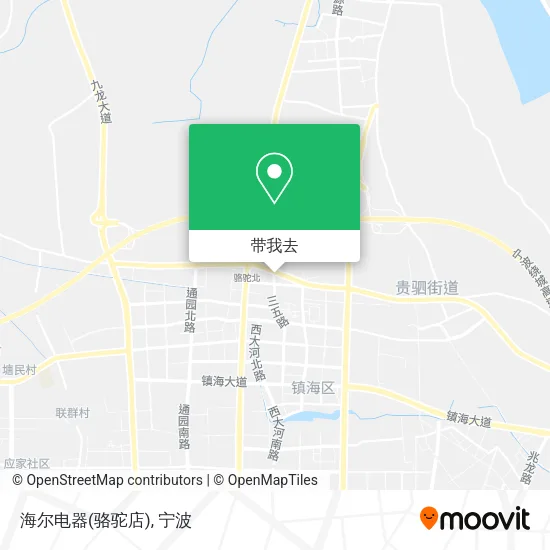 海尔电器(骆驼店)地图