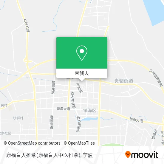 康福盲人推拿(康福盲人中医推拿)地图