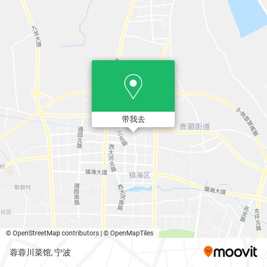 蓉蓉川菜馆地图