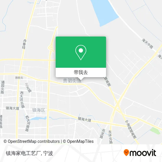 镇海家电工艺厂地图