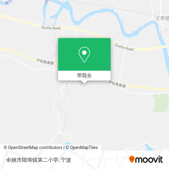 余姚市陆埠镇第二小学地图