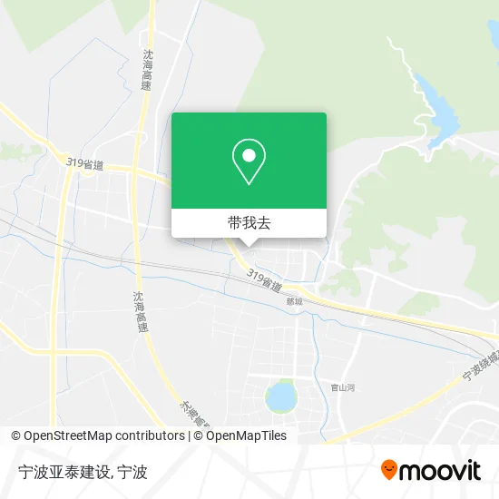 宁波亚泰建设地图