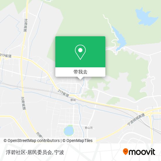 浮碧社区-居民委员会地图