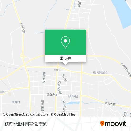 镇海华业休闲宾馆地图