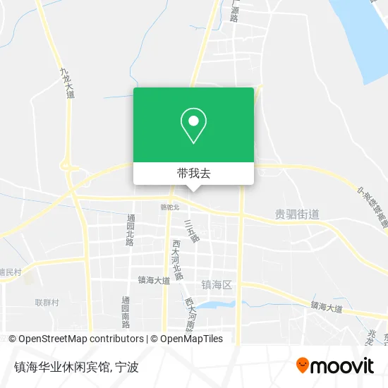 镇海华业休闲宾馆地图