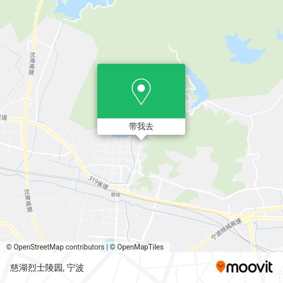 慈湖烈士陵园地图